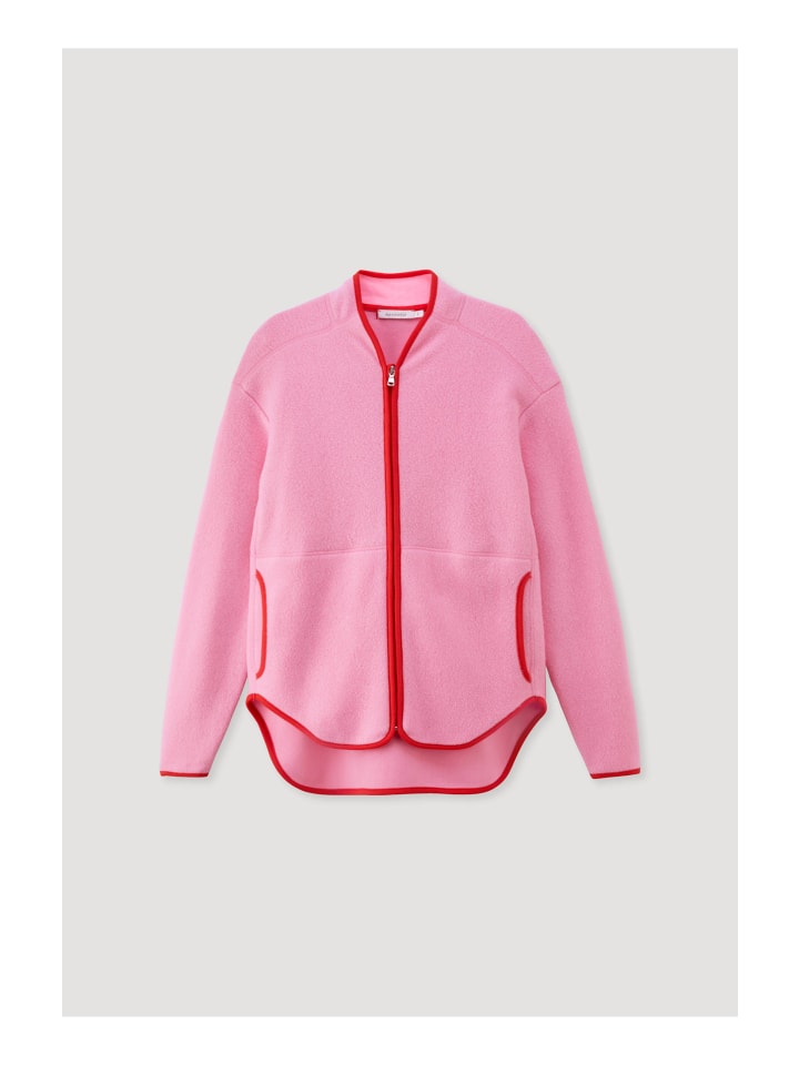 Hessnatur Fleece-Jacke in dahlie günstig kaufen S