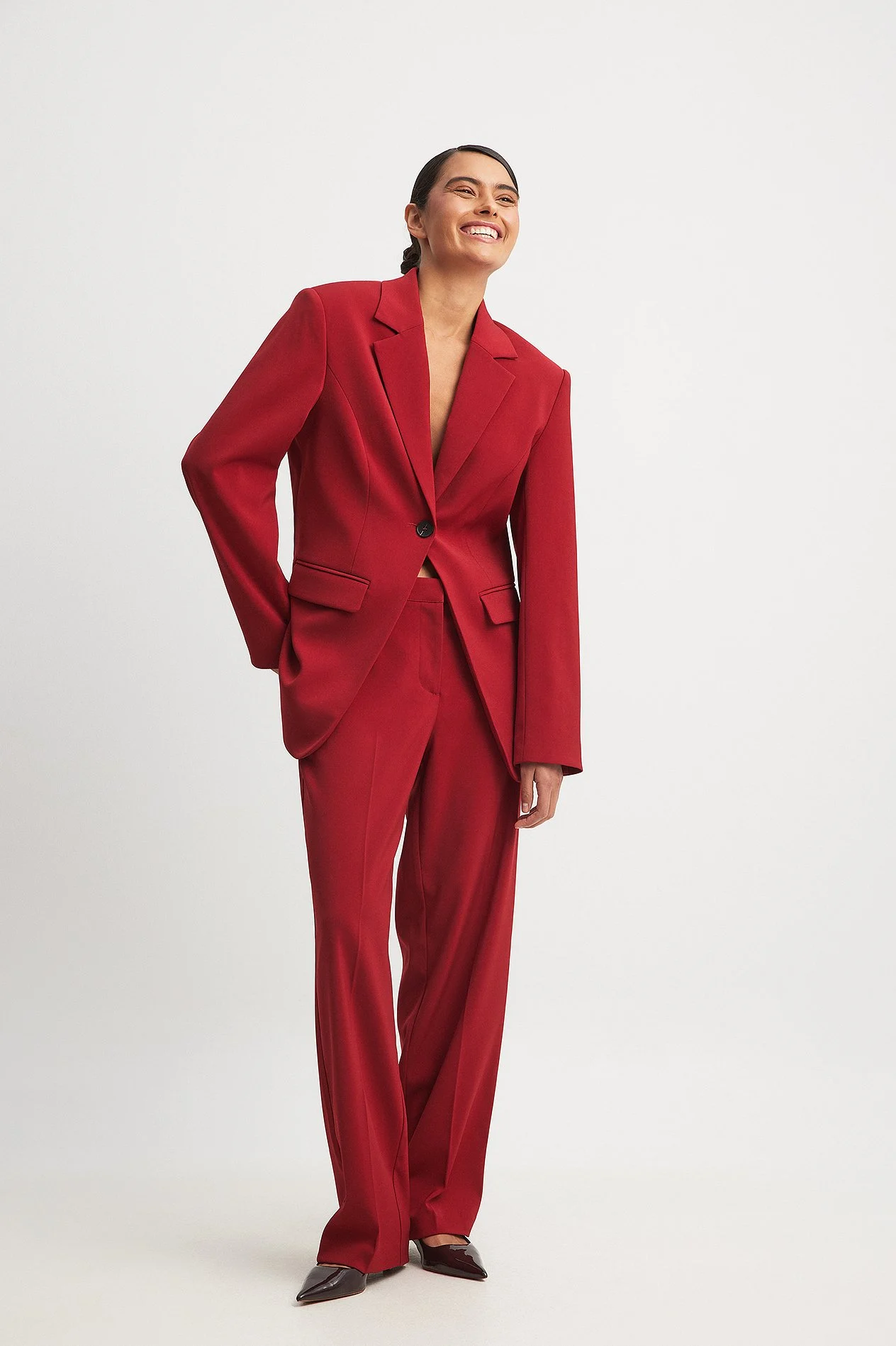 Taillierter Blazer mit einem Knopf