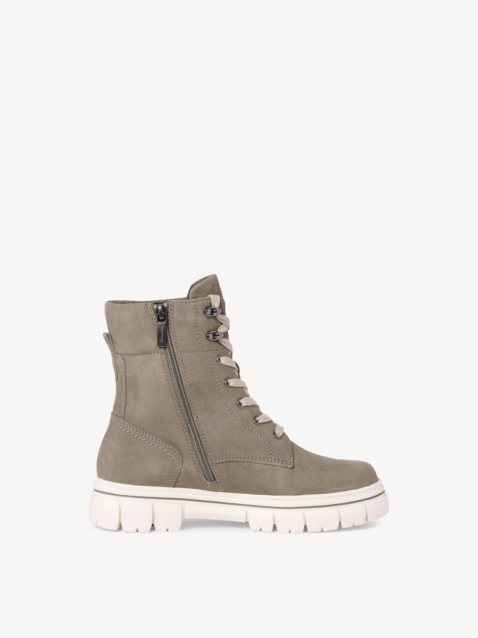 Bottine en cuir - vert