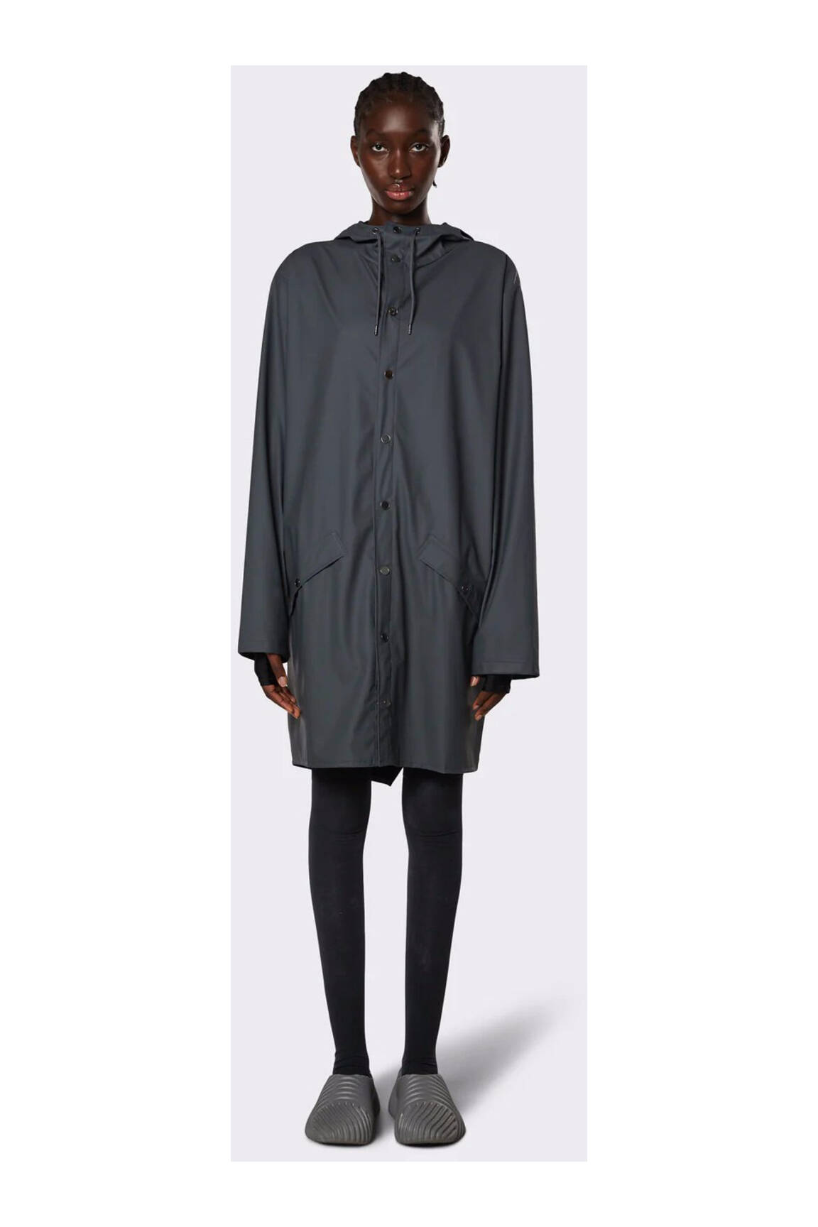 Rains Impermeables Trenchs Unisexe couleur gris