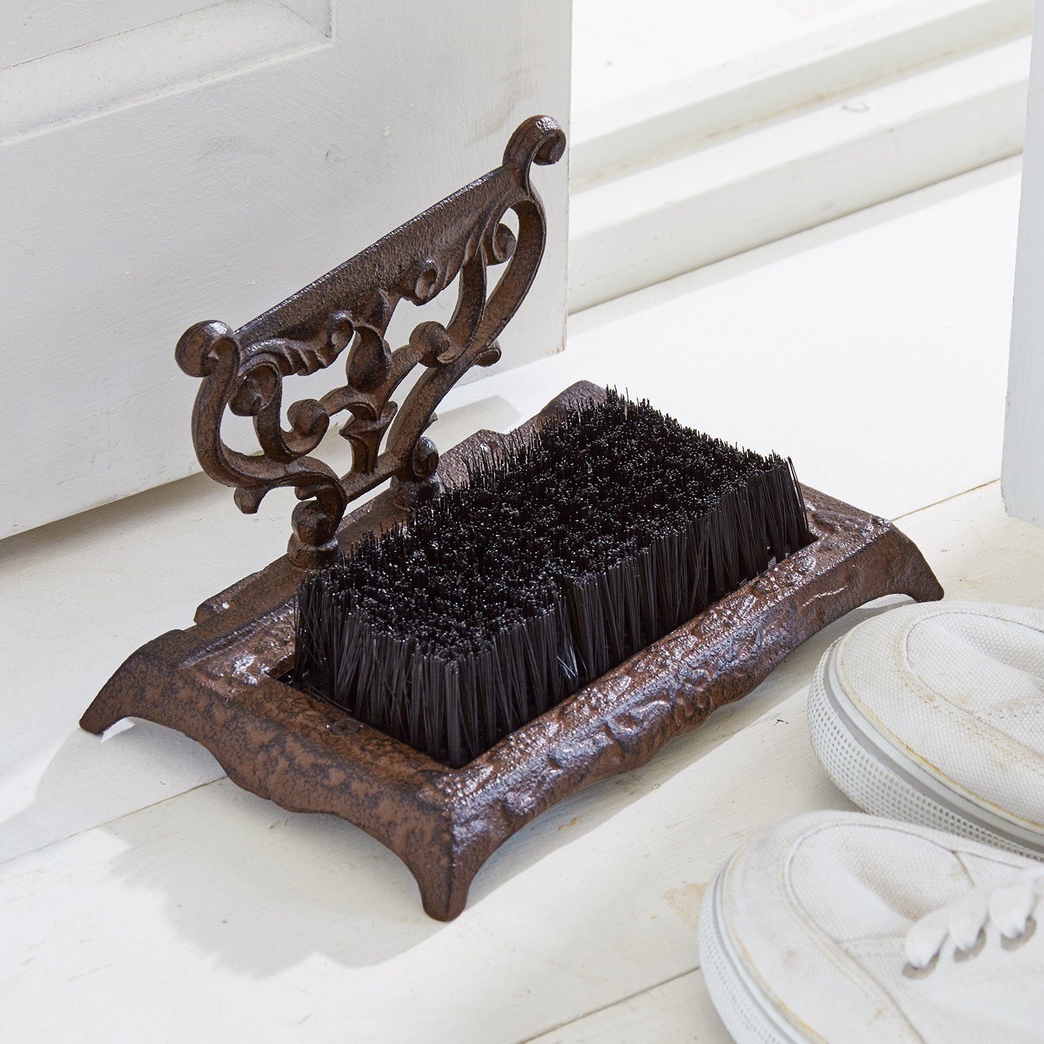 Mirabeau Schuhabtropfschale Schuhabstreifer Broomville braun