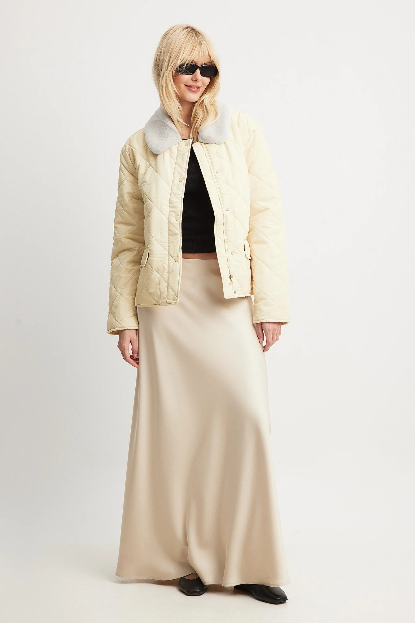 Gesteppte wattierte Jacke