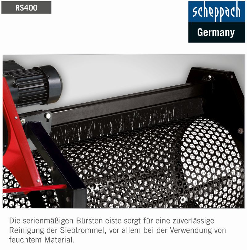 Scheppach Garten Rollsieb RS400
