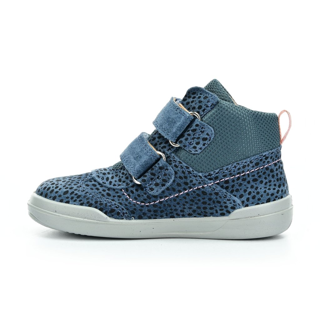 Superfit Superfree Nappa Hellblau/Lila Barfußstiefeletten