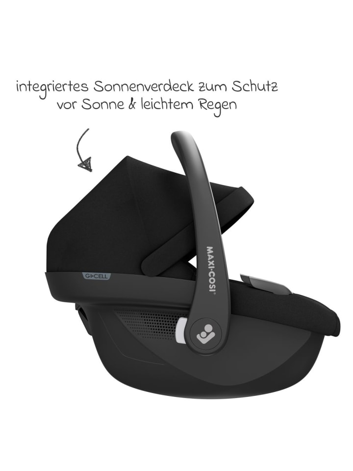 Maxi-Cosi Babyschale Pebble S i-Size ab Geburt - 15 Monate (40 in schwarz günstig kaufen onesize