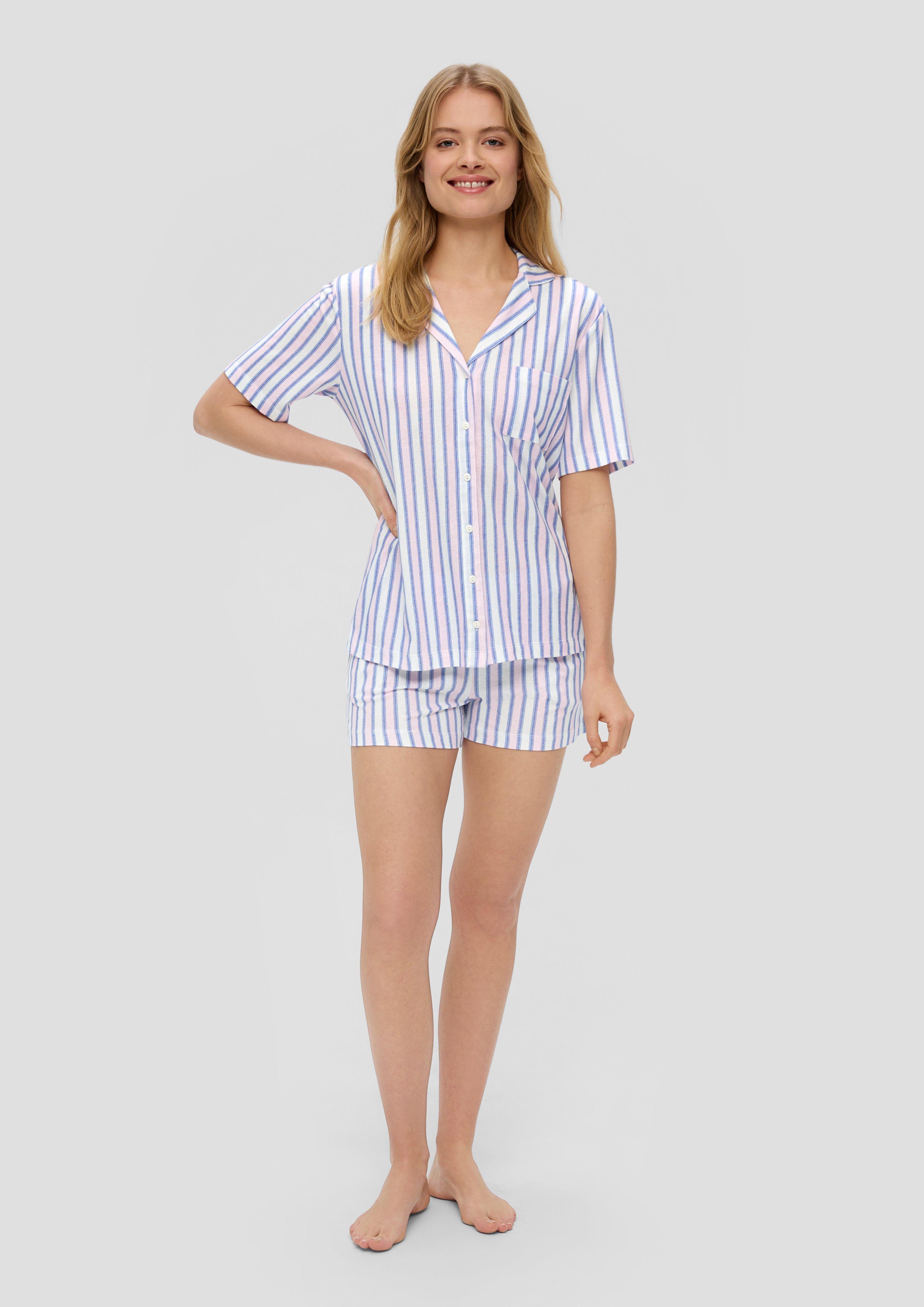 Kurzes Pyjama-Set mit All-over-Print  6009476-488