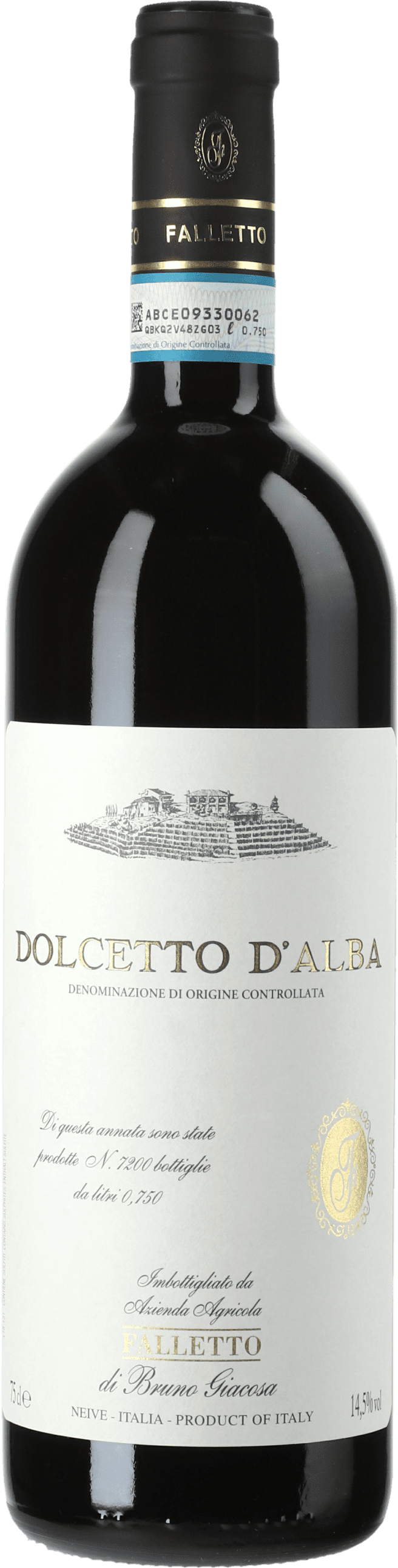 Bruno Giacosa: Dolcetto d'Alba Falletto di Serralunga 2021