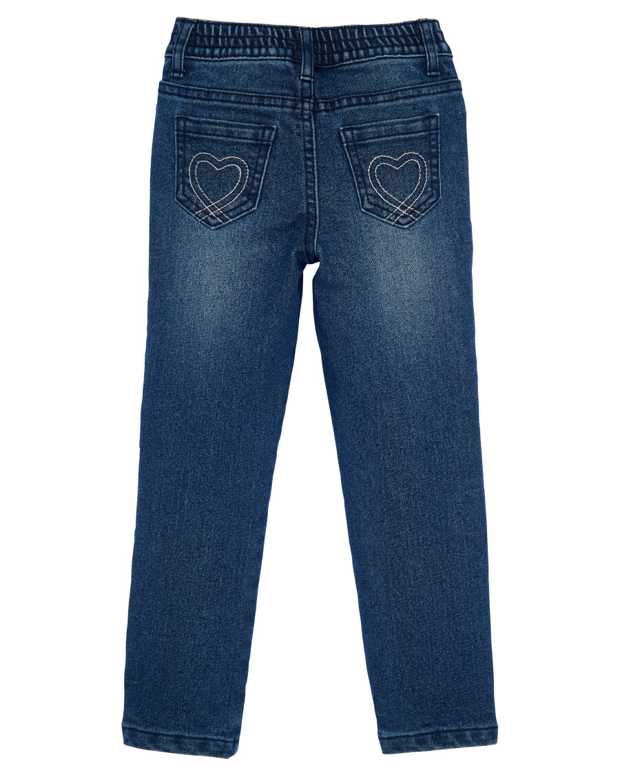Thermo-Jeans mit Pailletten