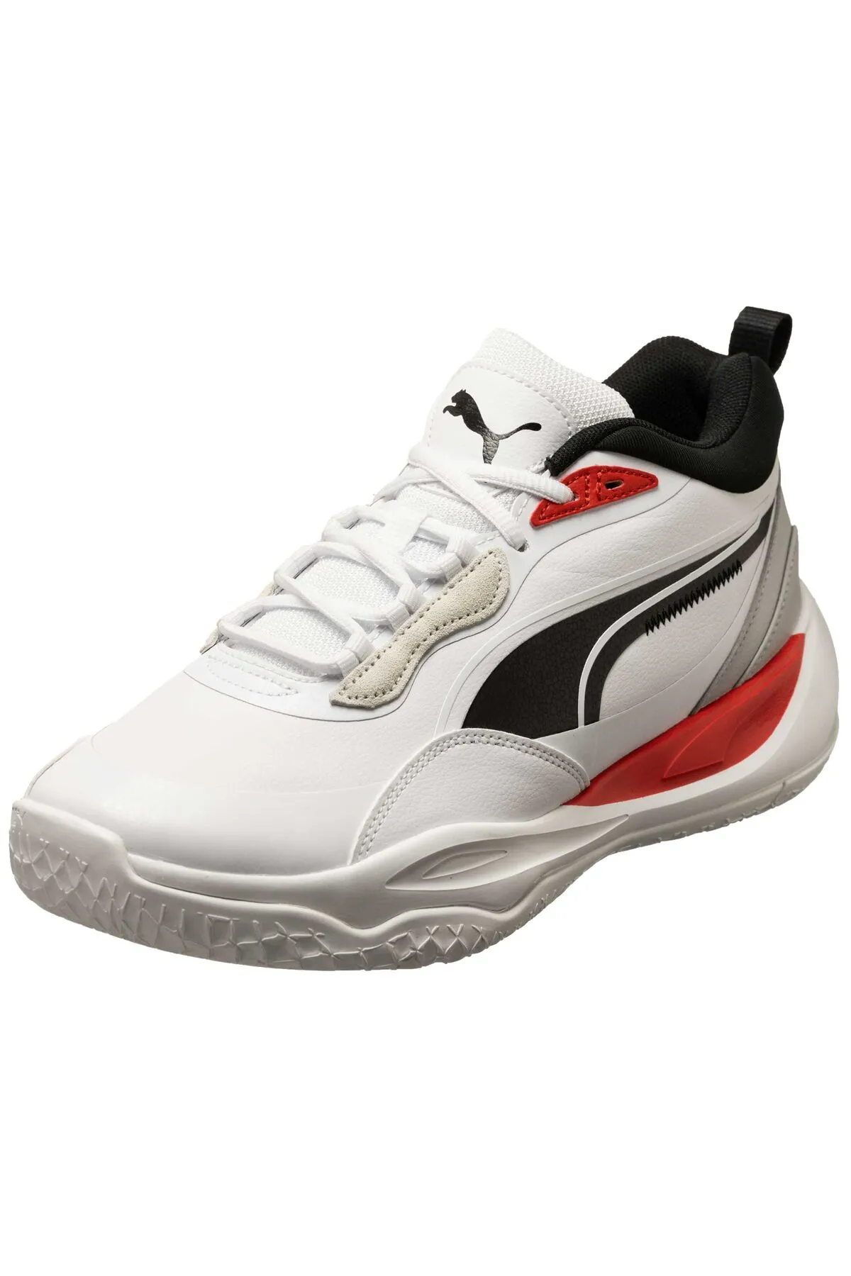 Puma  Basketballschuhe - Weiß - Flacher Absatz