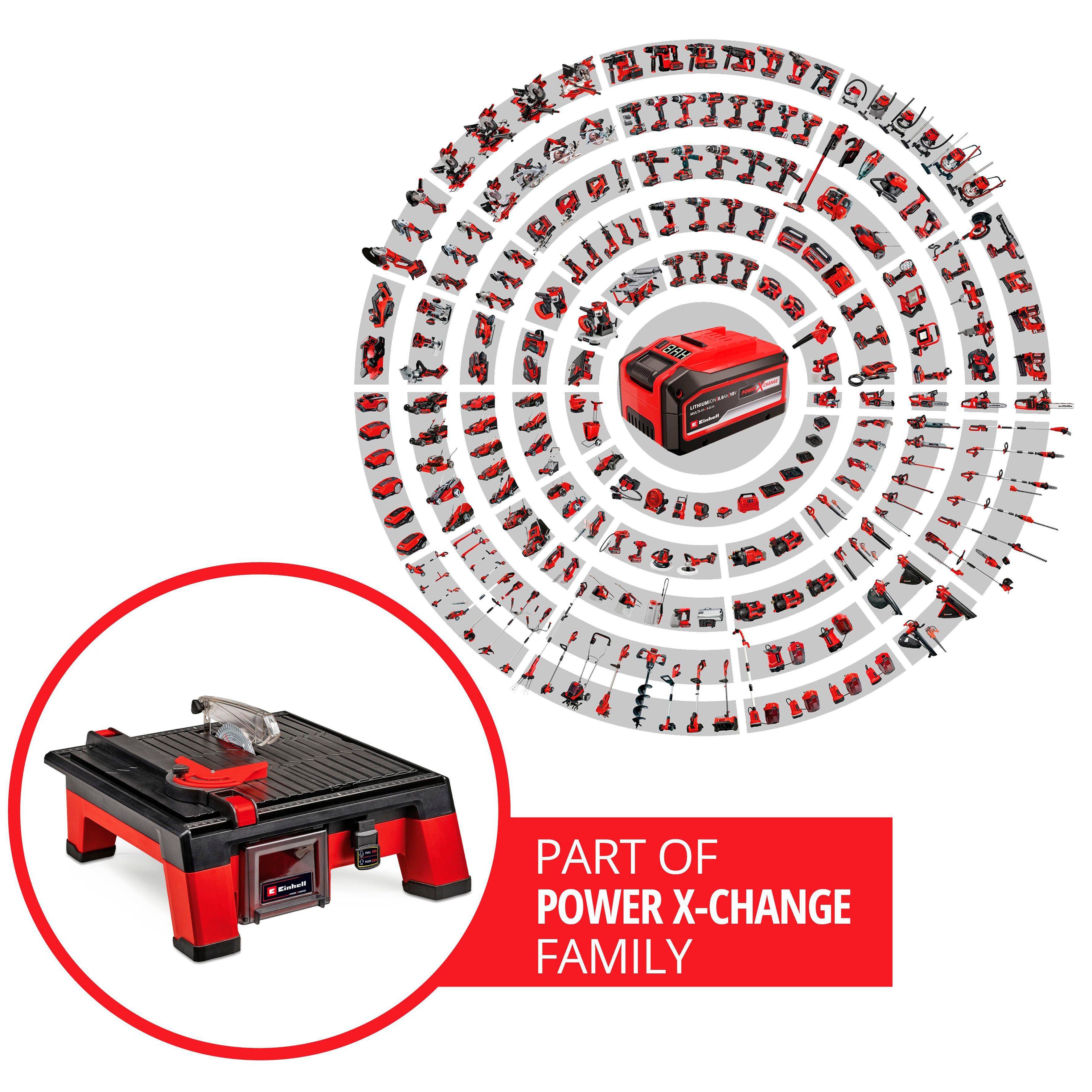Einhell Fliesenschneidemaschine TE-TC 18/115 Li-Solo, Ø11.5 x Ø2.22, ohne Akku und Ladegerät, inkl. Diamanttrennscheibe