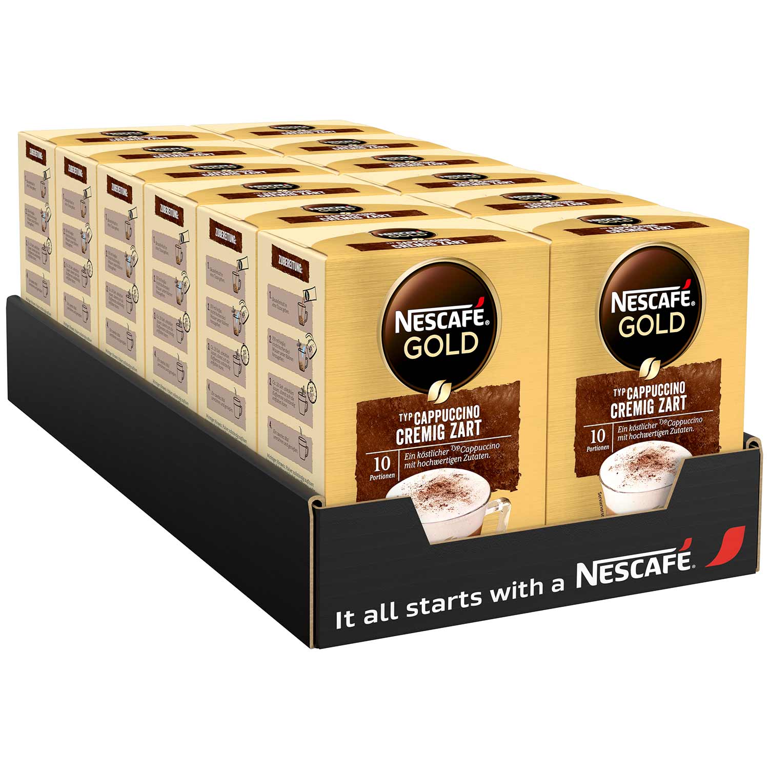 Nescafé Gold Typ Cappuccino cremig zart 10er