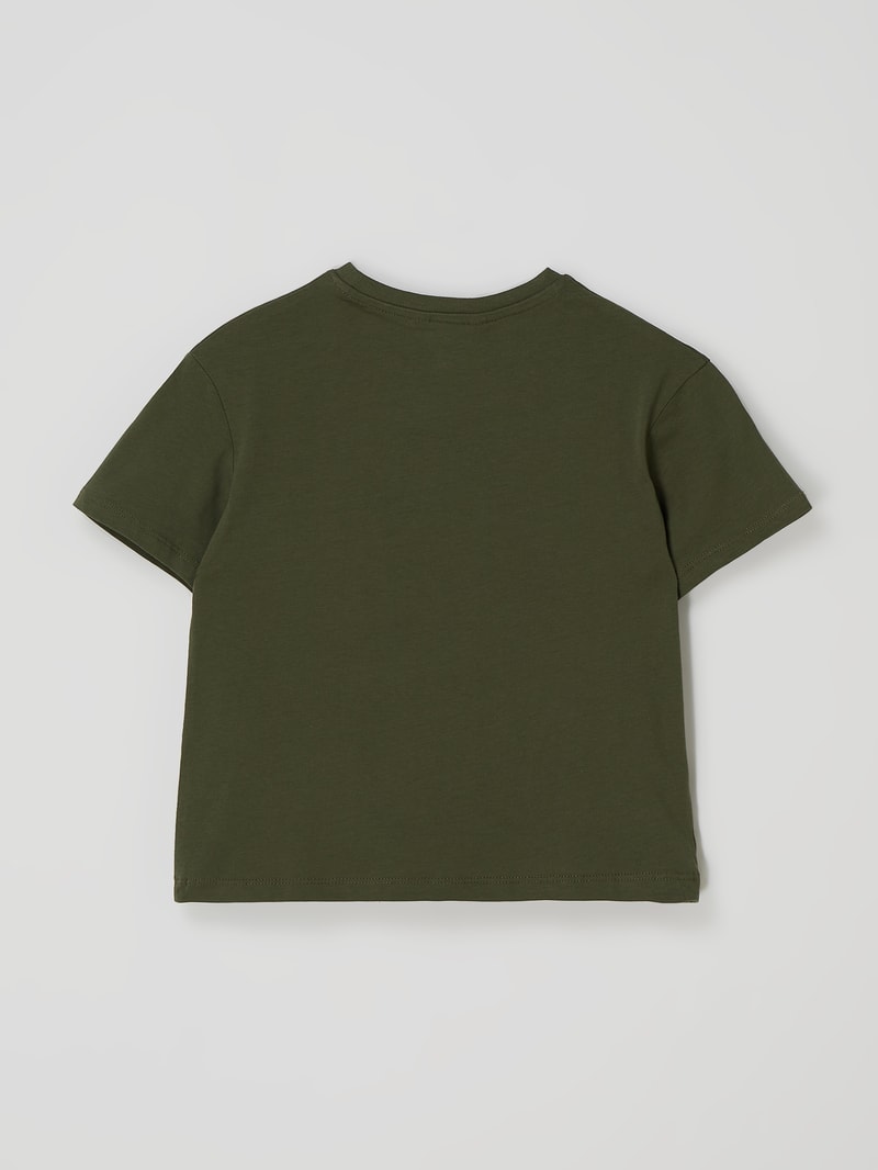 T-Shirt mit Marvel-Print in olivgrün