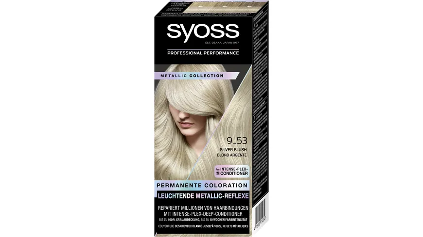 syoss Metallic Collection Permanente Coloration 115 ml 9_53 - silver blush