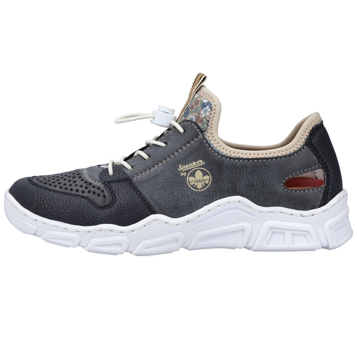 Rieker L0639 Slipper blau