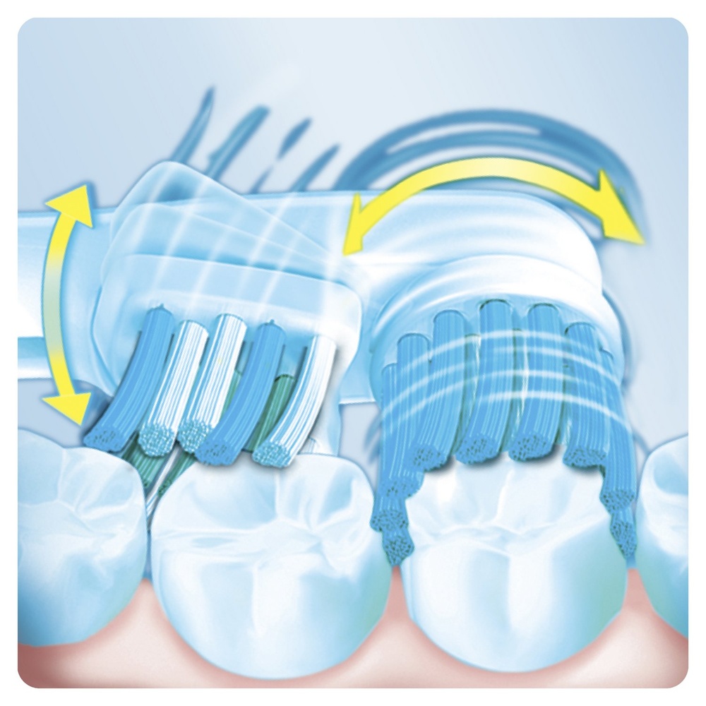 oral-b Oral-B Dual Clean Brossettes x3 Brossettes De Rechange