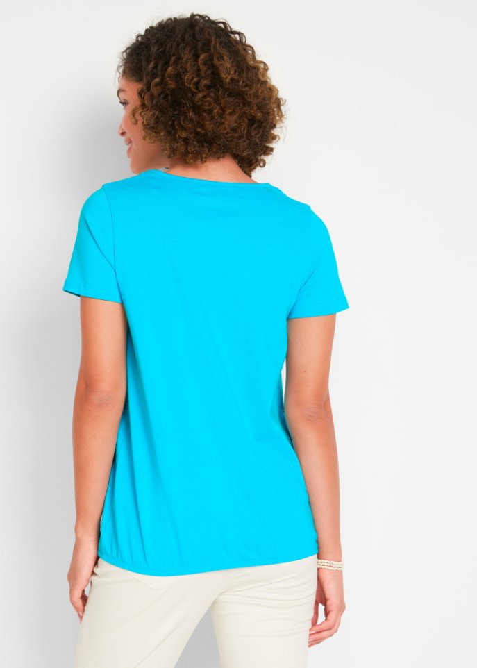 Baumwoll - Shirt, Kurzarm