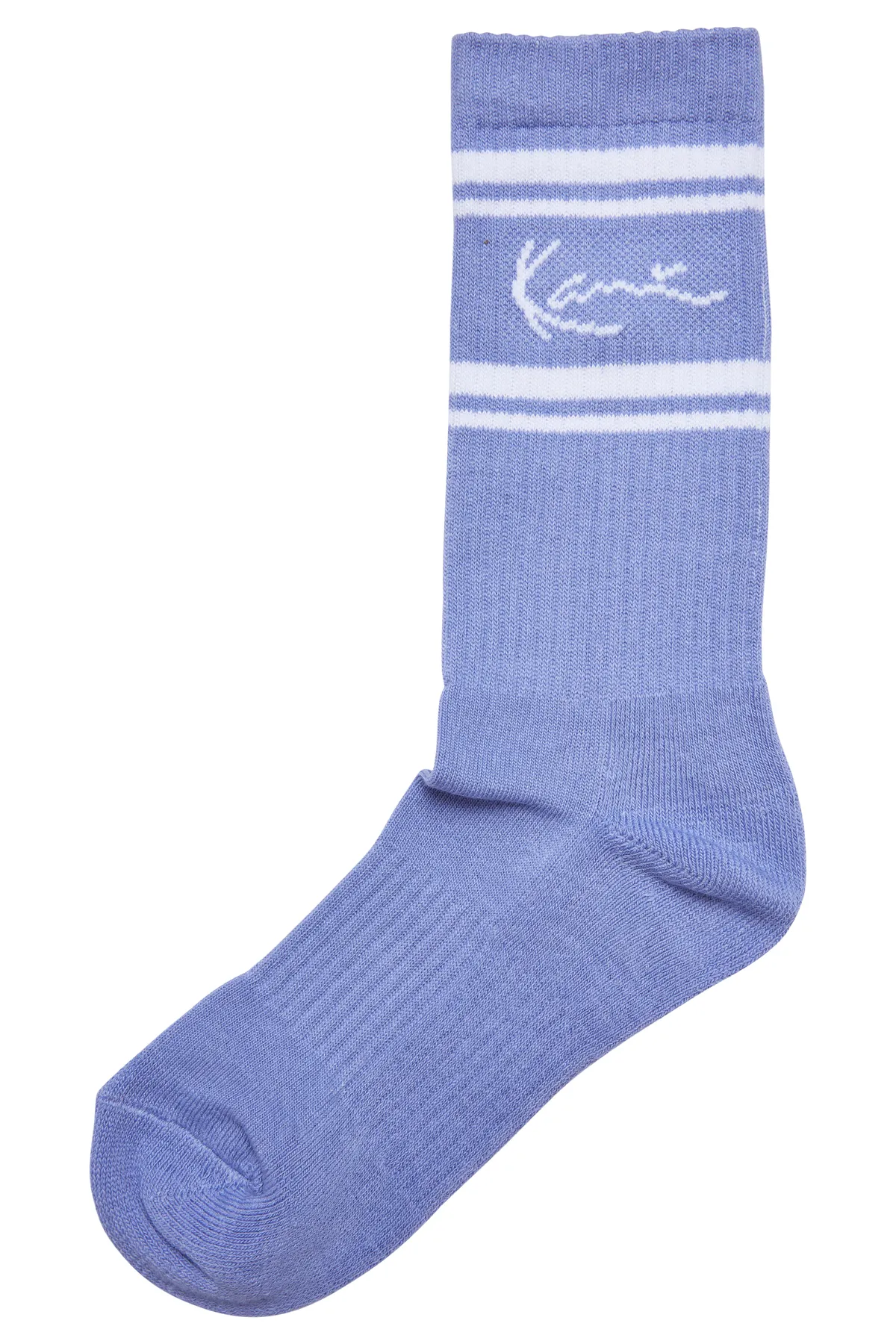 KARL KANI  Accessoires KA224-043-1 SIGNATURE 3ER-PACK SOCKEN TIEFROT/LILA BLÜTE/WEISS
