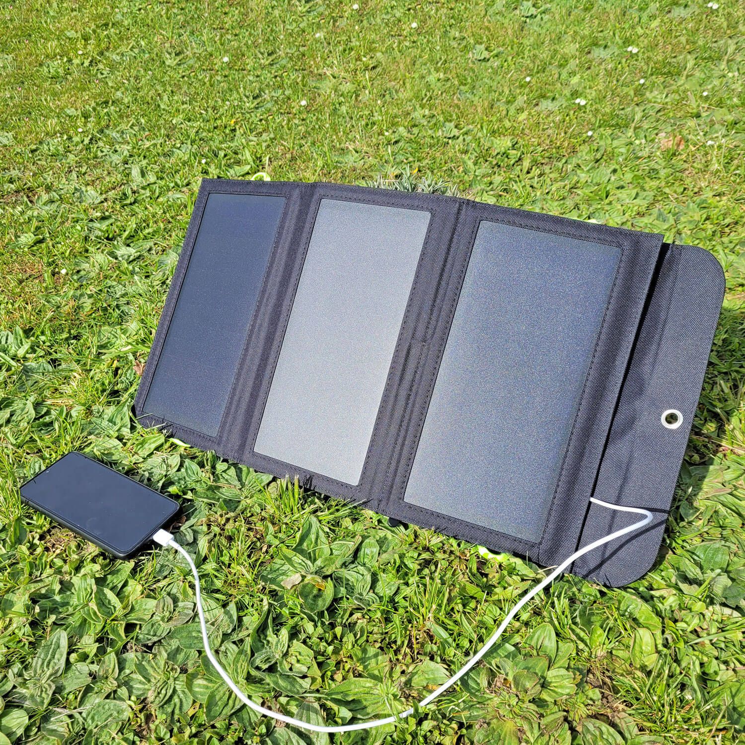 Solar-Ladegerät Powerbank 5V - 21W