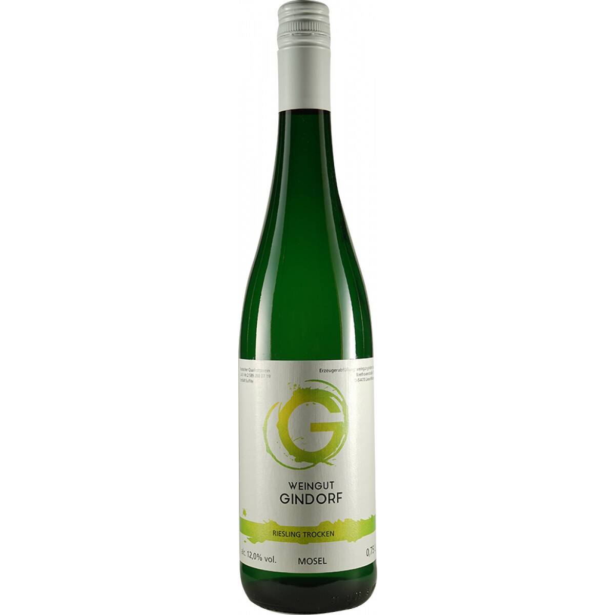 Weingut Gindorf Riesling trocken 2018