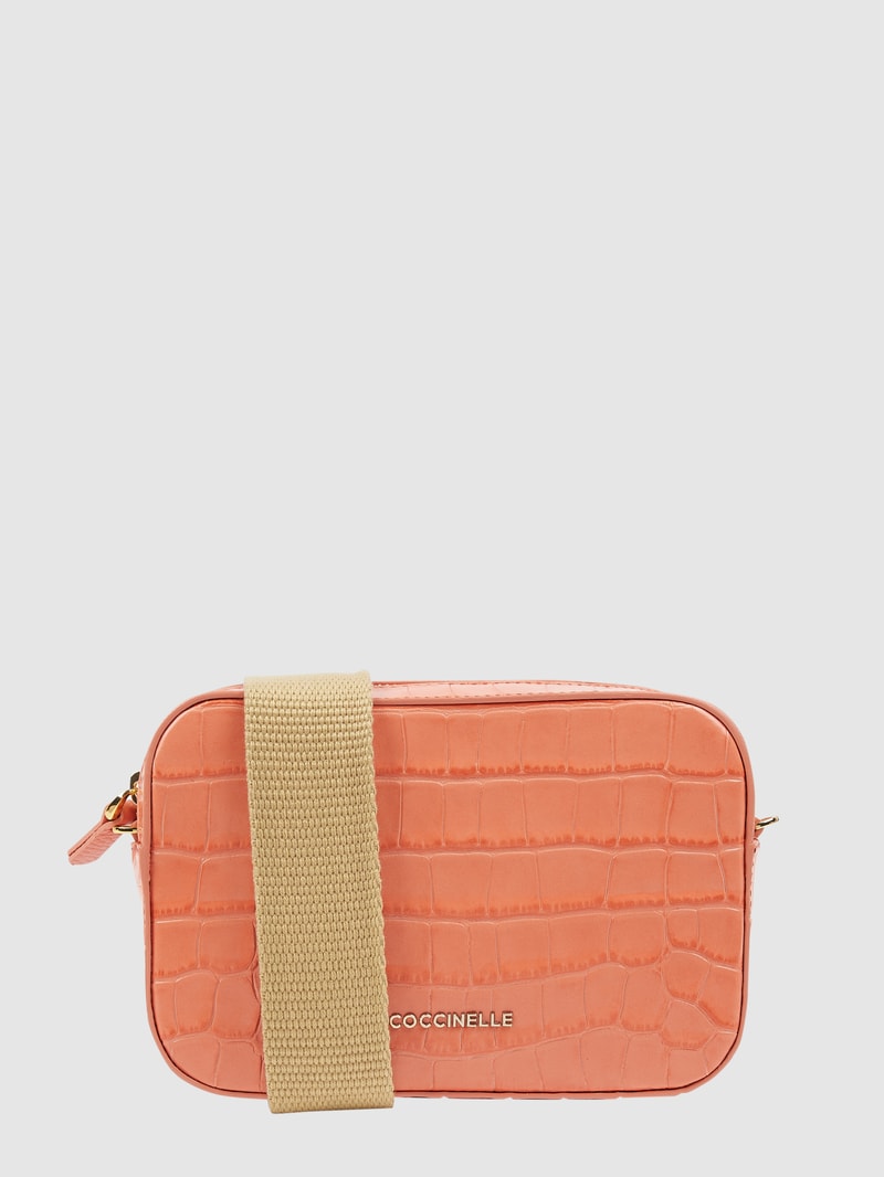 Camera Bag aus Leder in rosé