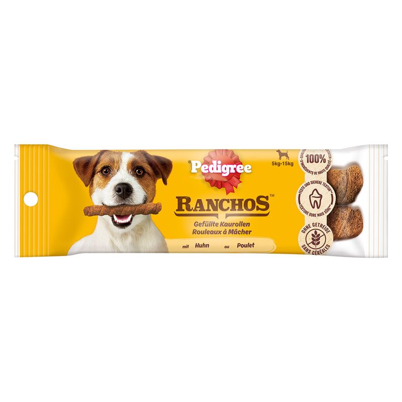 Pedigree Ranchos Gefüllte Kaurollen Mini