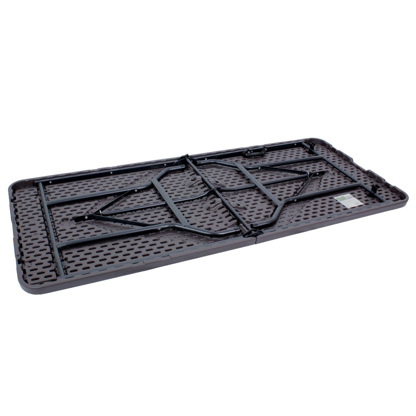 TRUTZHOLM Bierzeltgarnitur Buffettisch Klapptisch 180 x 75 cm Holzoptik klappbar Kunststoff Garte, (1x Produkt, 1-tlg)