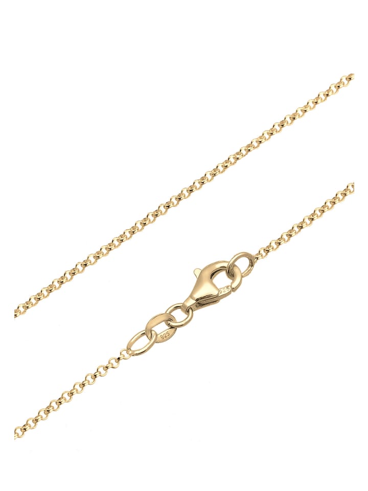Elli Halskette 925 Sterling Silber Geo, Plättchen in Gold günstig kaufen