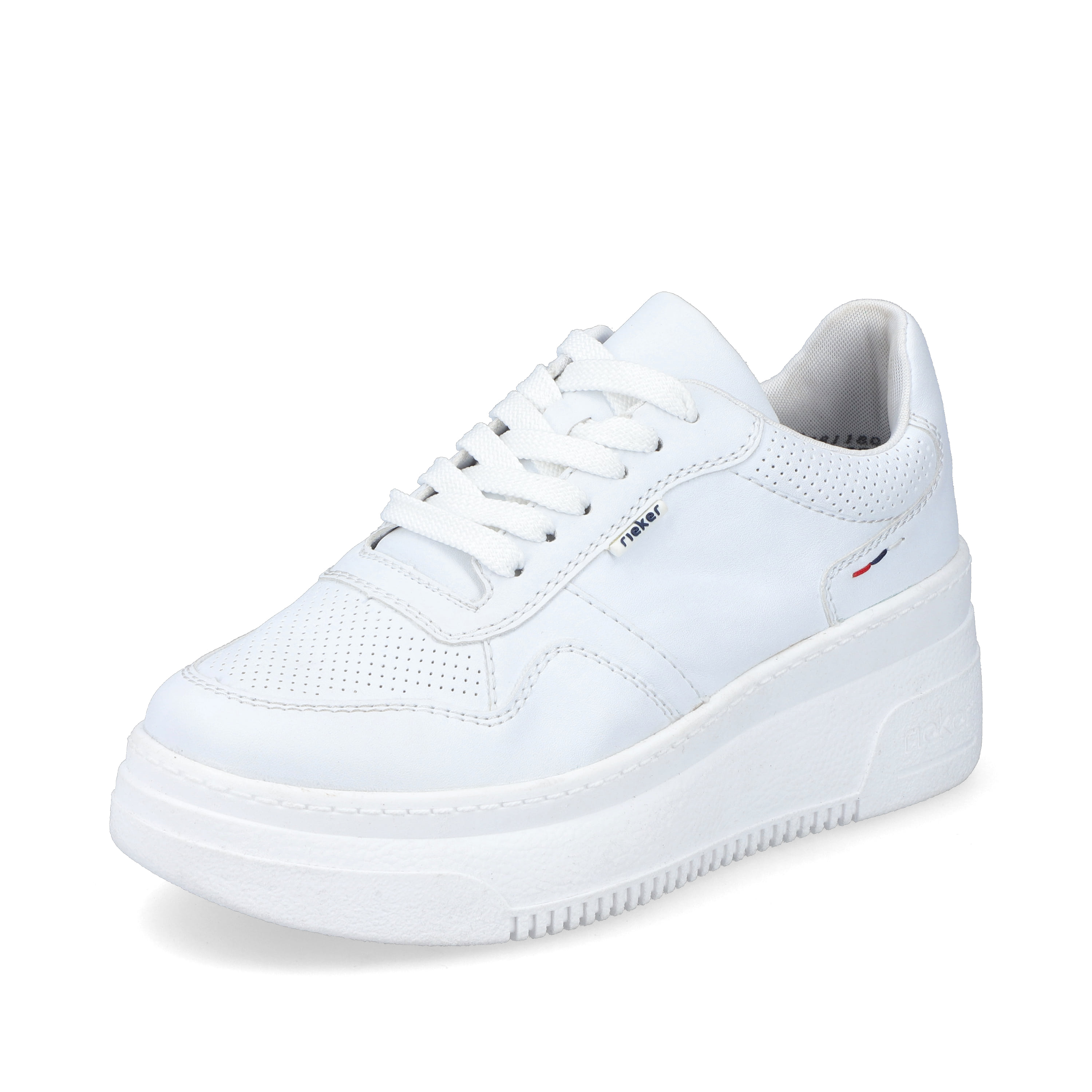 Rieker Damen Sneaker Low kristallweiss