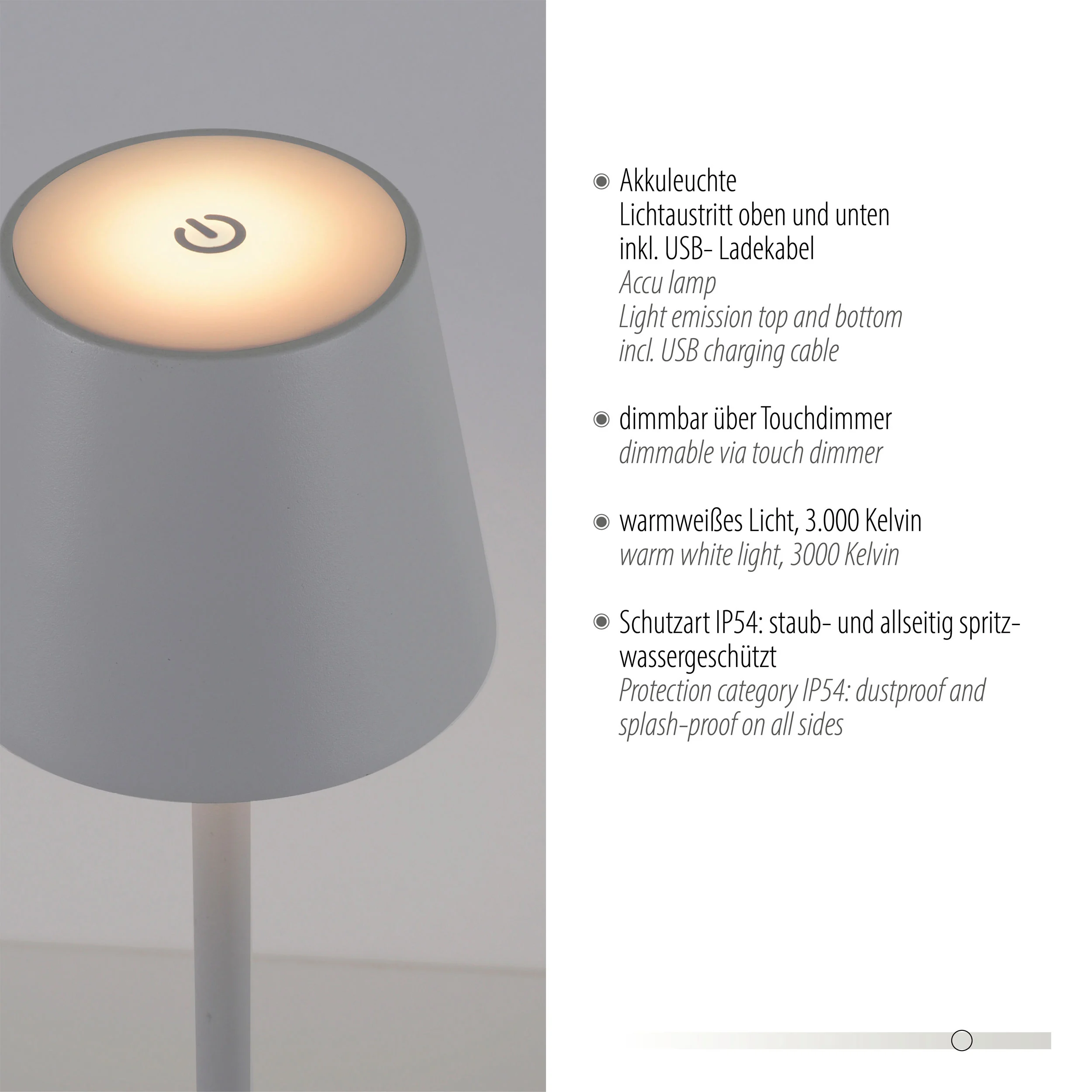 JUST LIGHT.LED-Stehleuchte 1flg