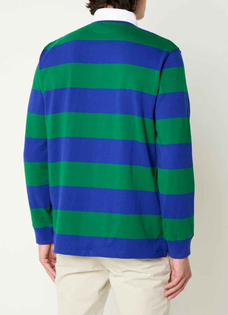 Ralph Lauren polo majica regularnog kroja s logotipom i prugastim printom