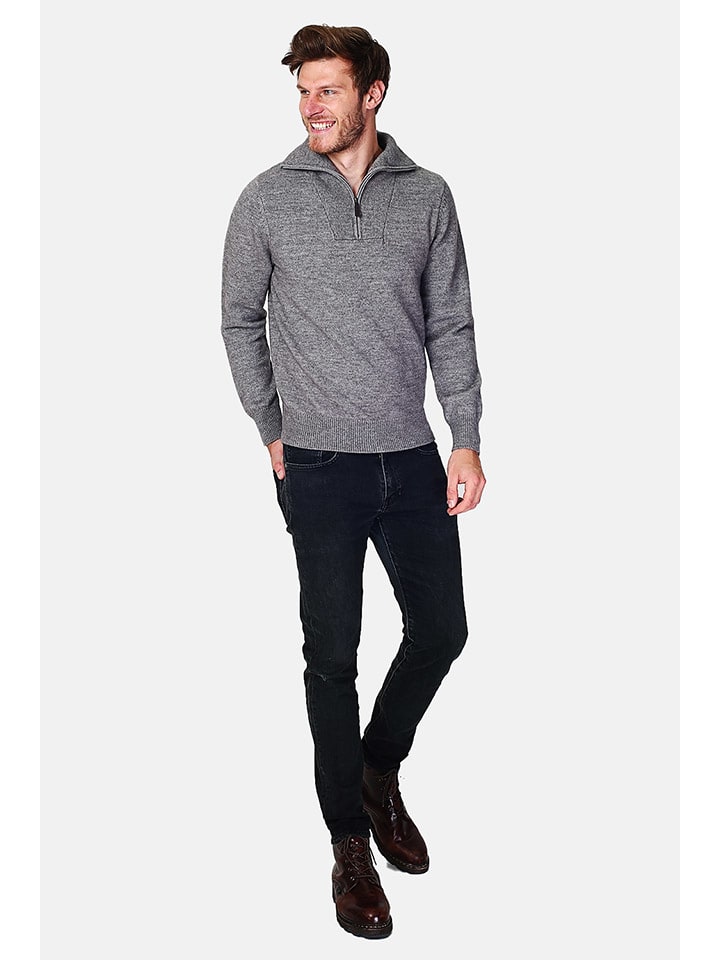 William de Faye Pullover in Grau günstig kaufen