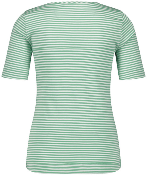 Geringeltes T-Shirt aus Baumwolle