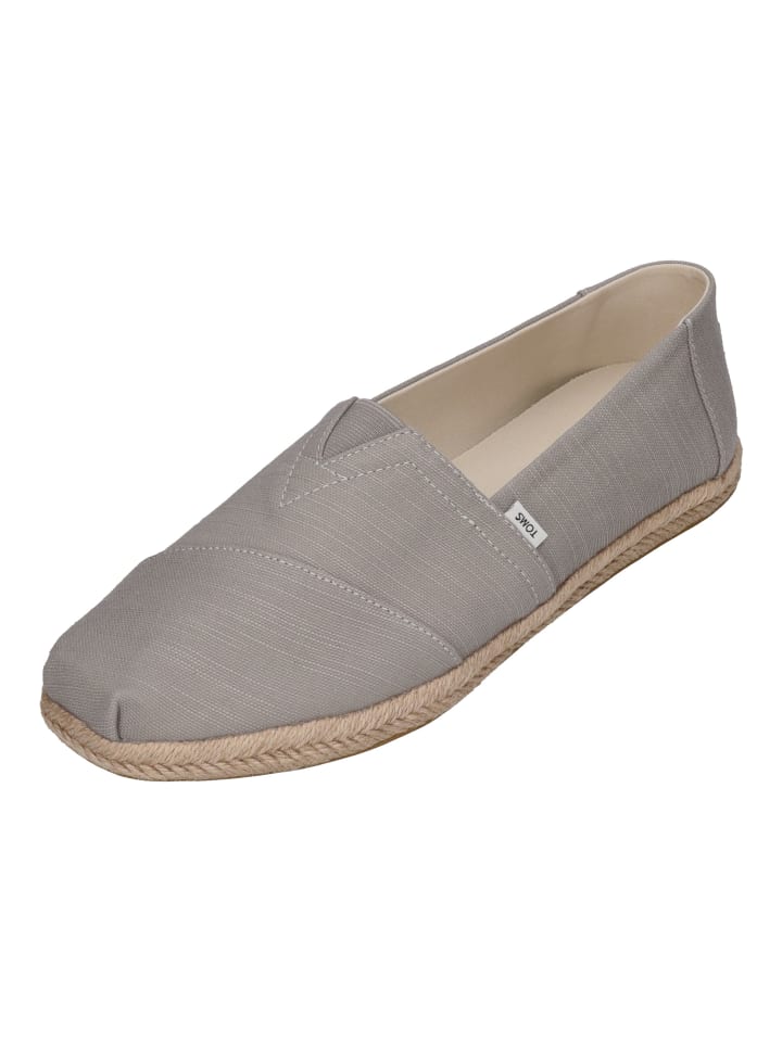 TOMS Espadrilles ALPARGATA ROPE in grau günstig kaufen