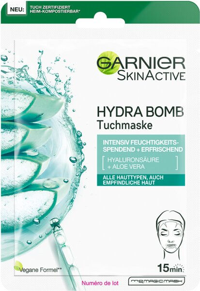 Garnier SkinActive Hydra Bomb Tuchmaske Aloe Vera Tuchmaske