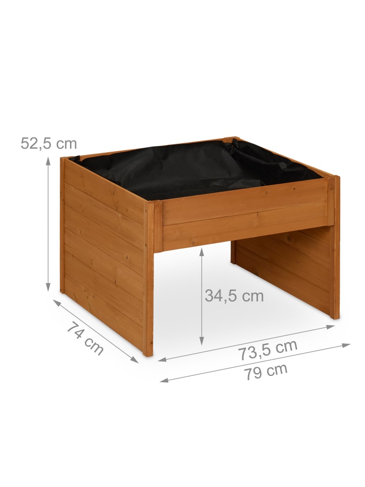 relaxdays Mähroboter Garage in Orange - (B)79 x (H)52,5 x (T)74 cm günstig kaufen onesize