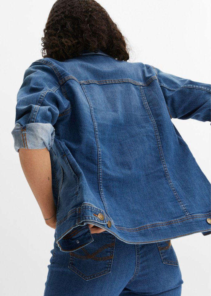 Stretch-Jeansjacke, Basic
