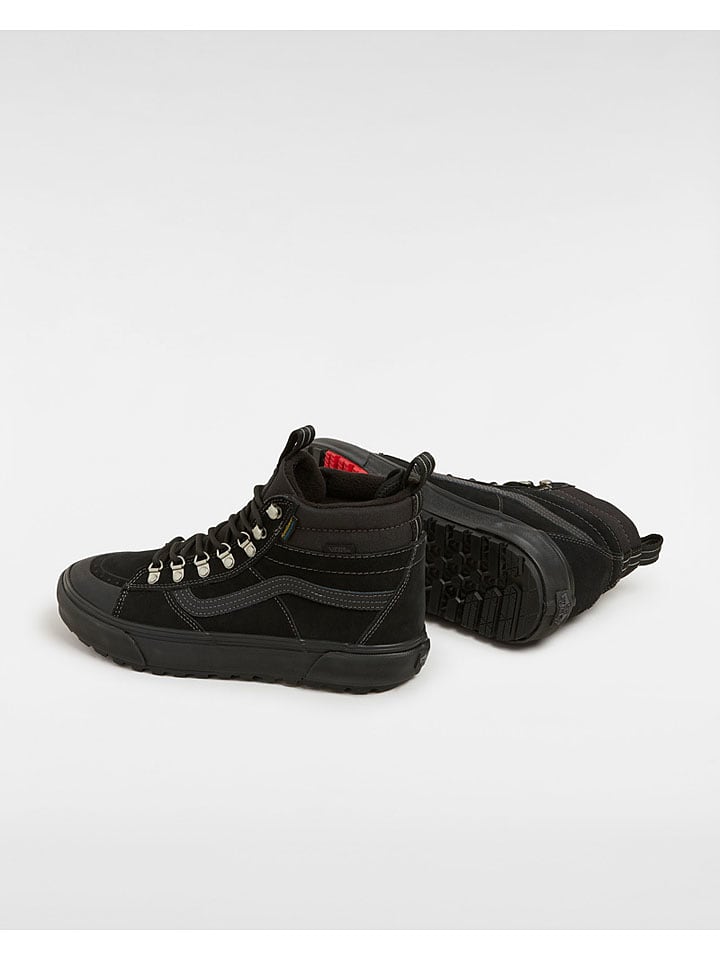 Vans Leder-Sneakers in Schwarz günstig kaufen