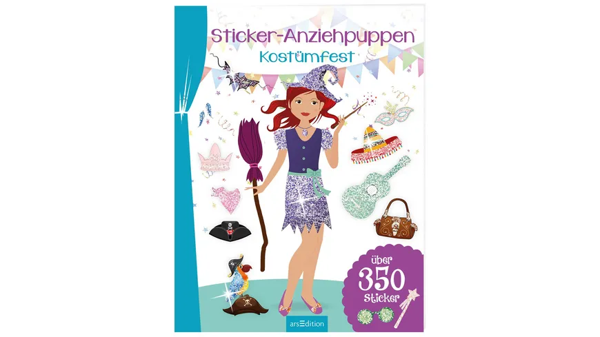 Buch - Ars edition - Sticker-Anziehpuppen - Kostümfest