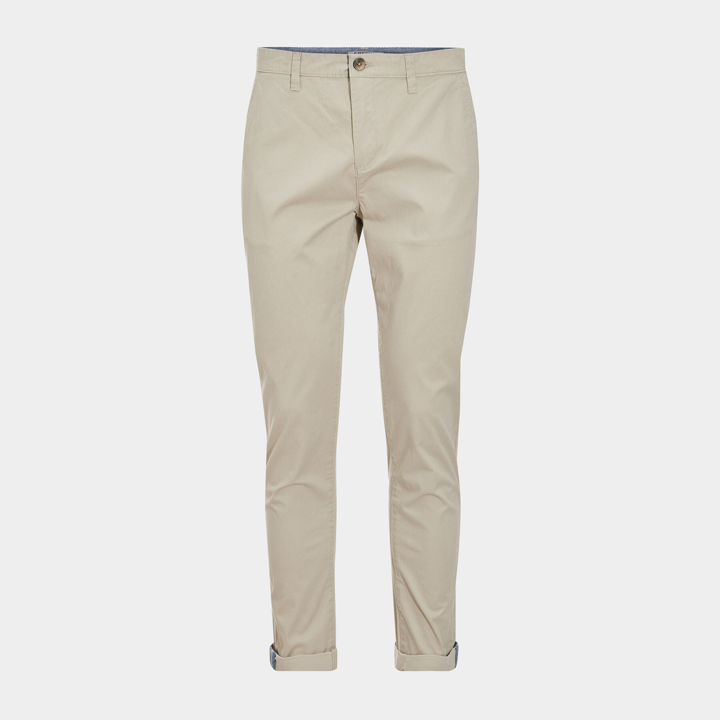Pantalon chino slim beige homme | La Halle