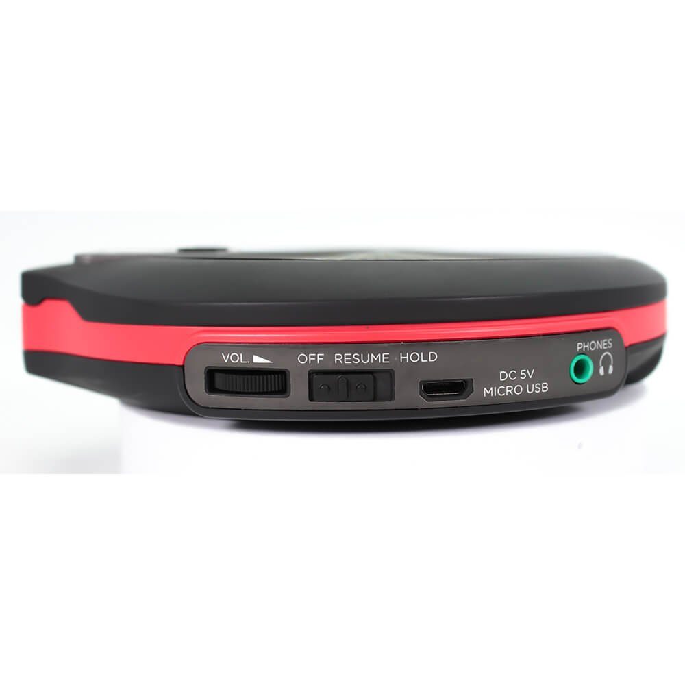 Aiwa PCD-810BK tragbarer CD/CD-R/MP3 Spieler, mit Earphones und Tasche, ESP tragbarer CD-Player