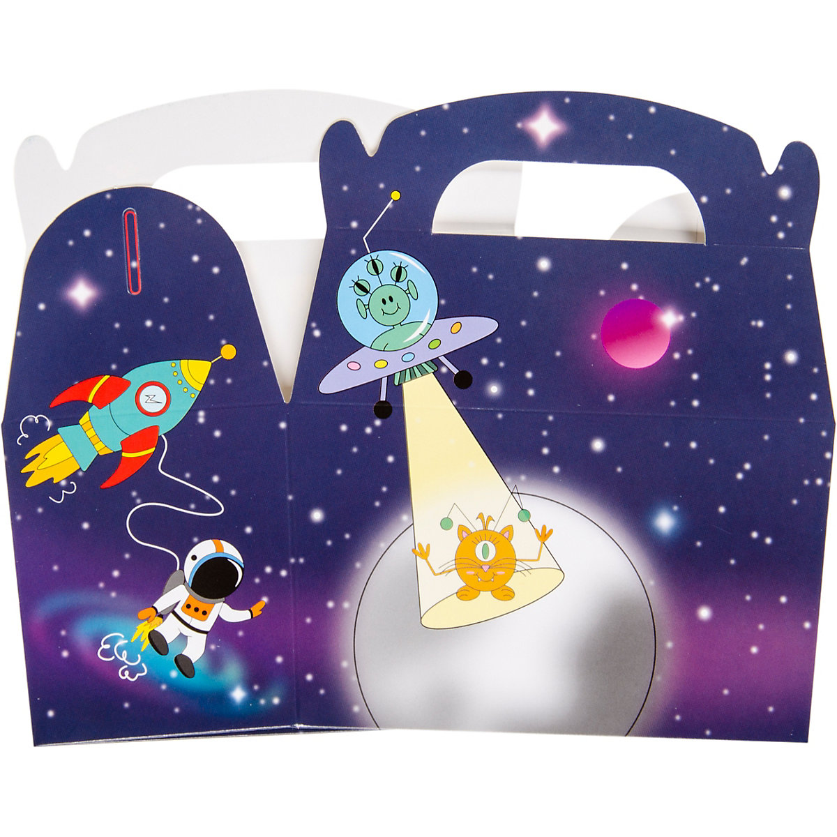 Mitgebselboxen Space, 12 Stück