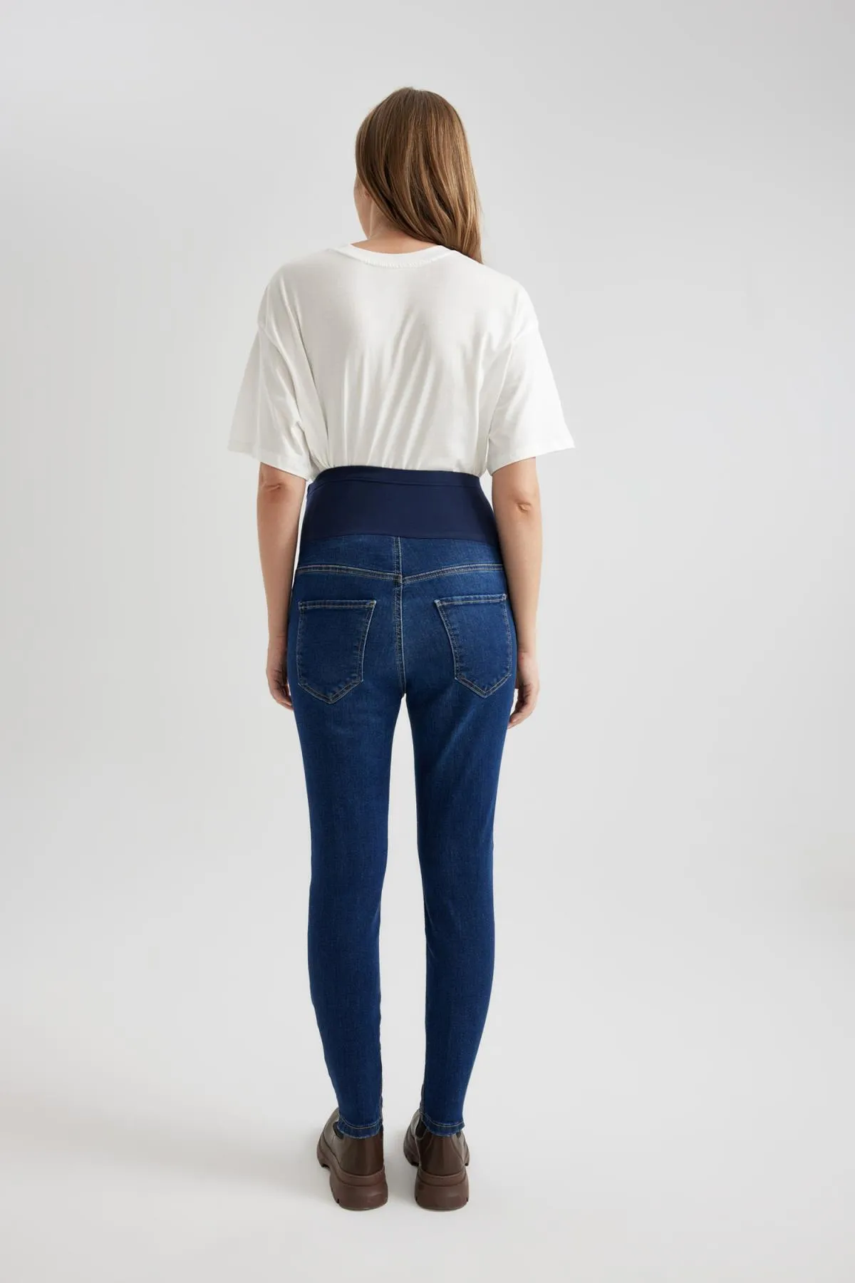DeFacto  Skinny Fit, extra enge Passform, normale Taille, extra schmales Bein, Umstands-Jeanshose