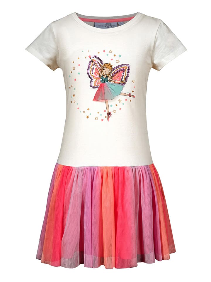 happy girls by Eisend Kleid in Creme/ Bunt günstig kaufen