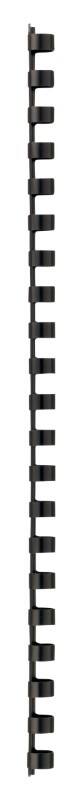 GBC Kunststoff Plastikbinderücken Schwarz 10 mm 45 Blatt DIN A4 100 Stück