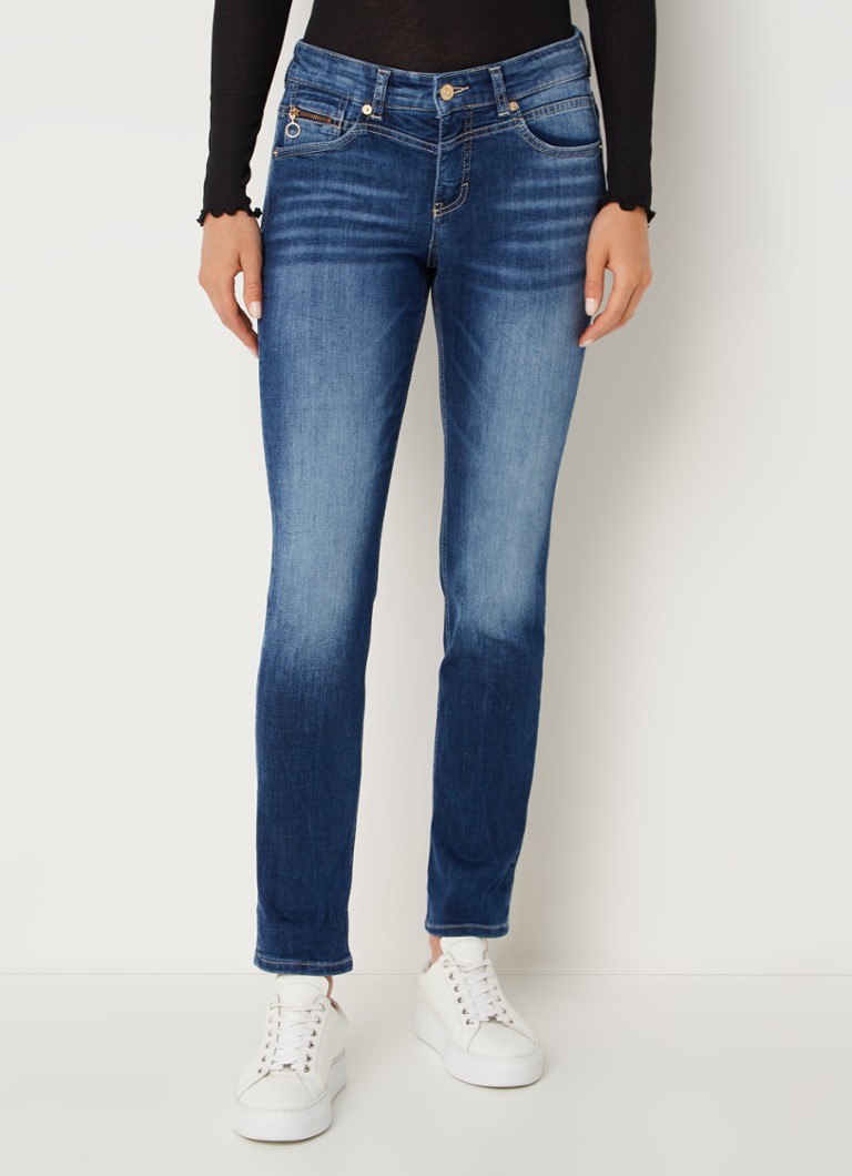 MAC Jeans Rikkaan keskivyötärön kapeat farkut stretch-materiaalista