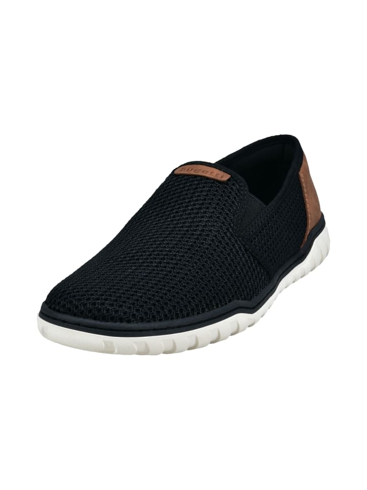 Bugatti Slip on in schwarz günstig kaufen