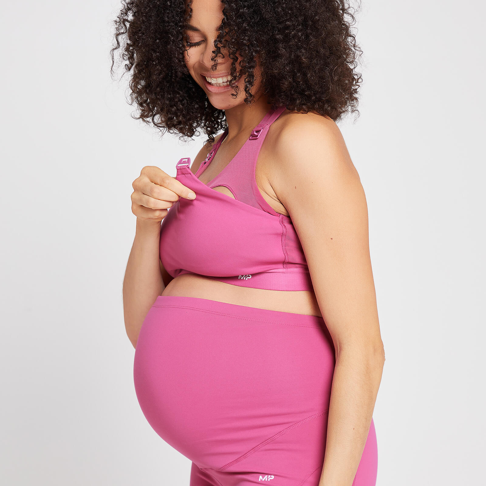Brassière de sport de maternité/d’allaitement MP Power pour femmes – Sangria