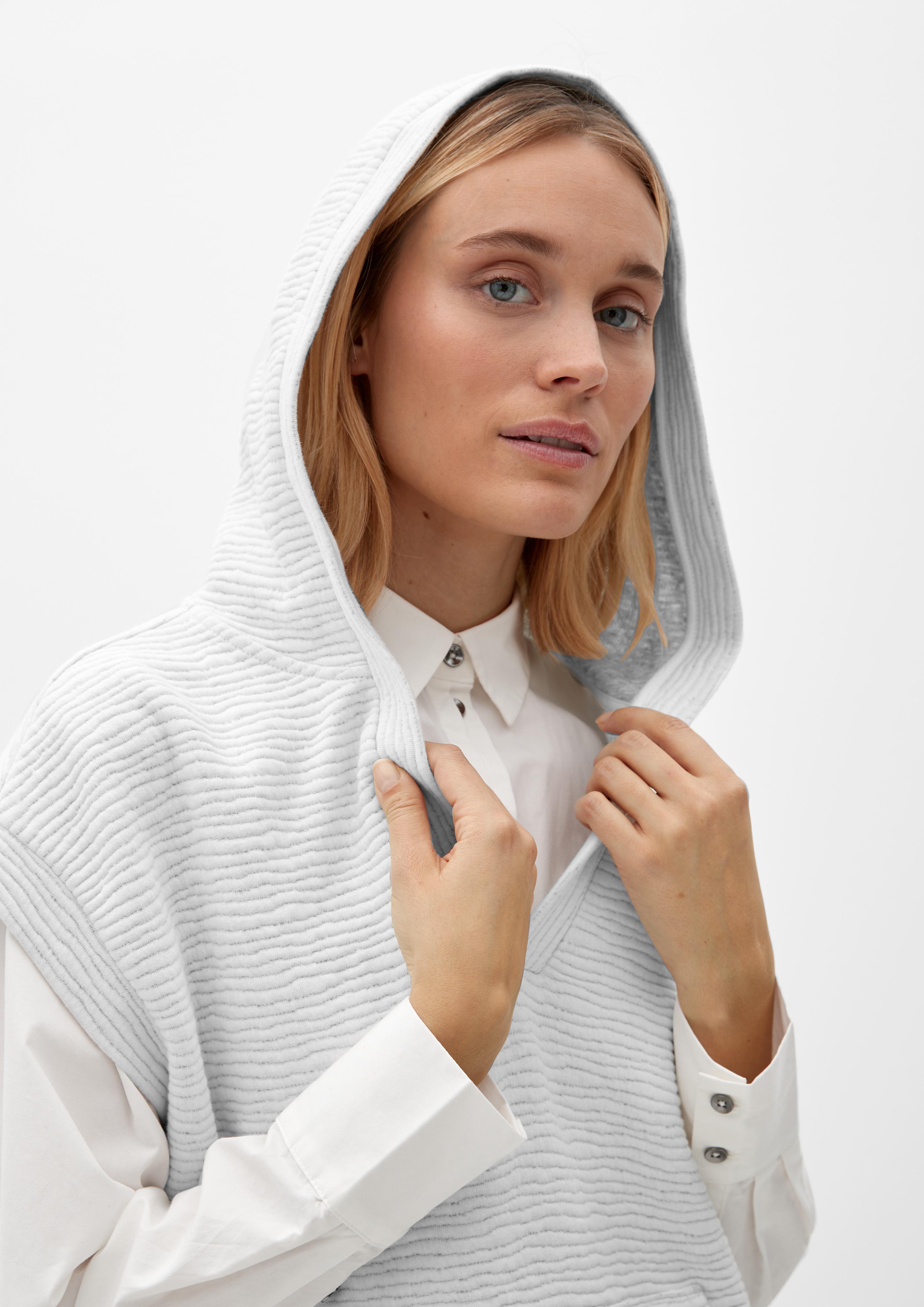 Kurzarmhoodie mit Kängurutasche  2126065-0210