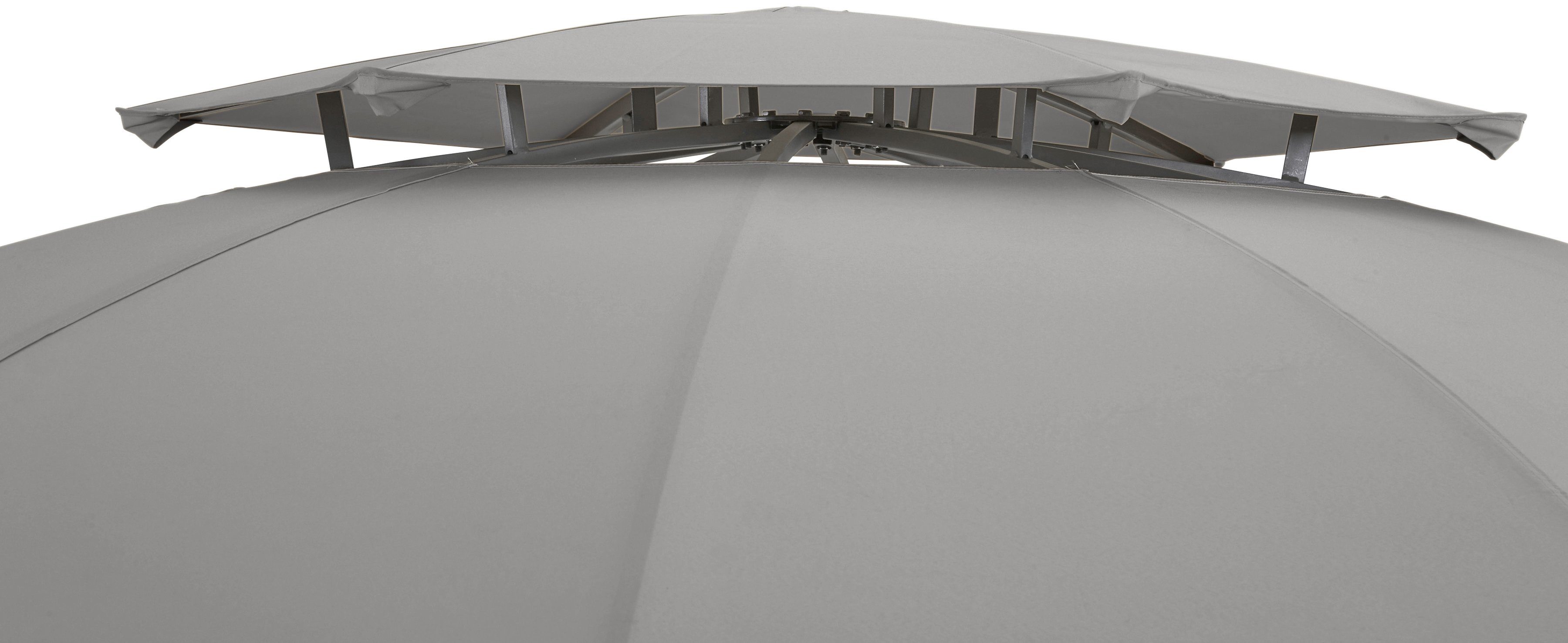 KONIFERA Pavillon Tino, mit 6 Seitenteilen, (Set), BxT: 350 x 350 cm