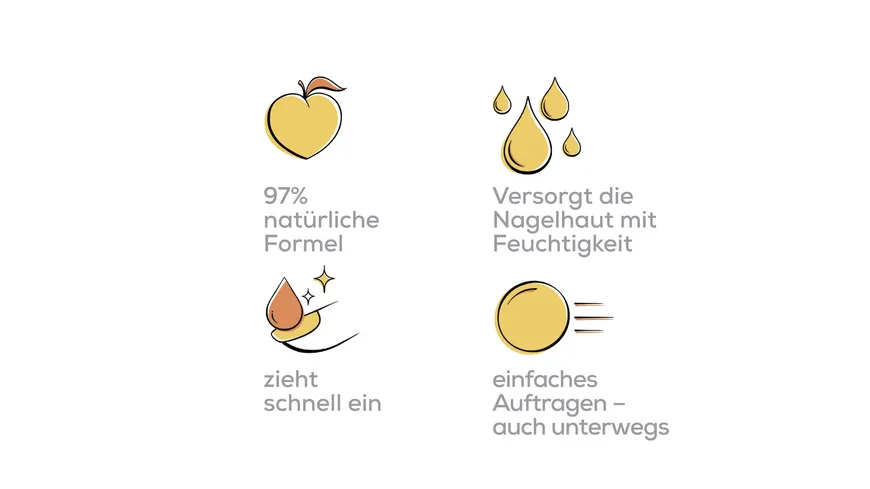 ESSIE Nagelpflege Apricot Oil Roll-On 13.5 ml Apricot on a roll